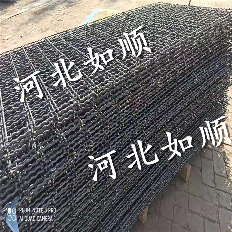 貴州黑絲4-6mm鋼筋編織網片滿焊-握邊-卷邊圖片2