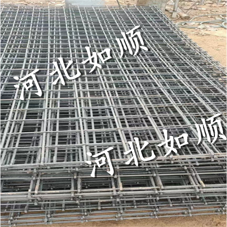 貴州黑絲4-6mm鋼筋編織網片滿焊-握邊-卷邊圖片4